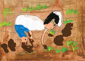 「たうえはどろどろ」