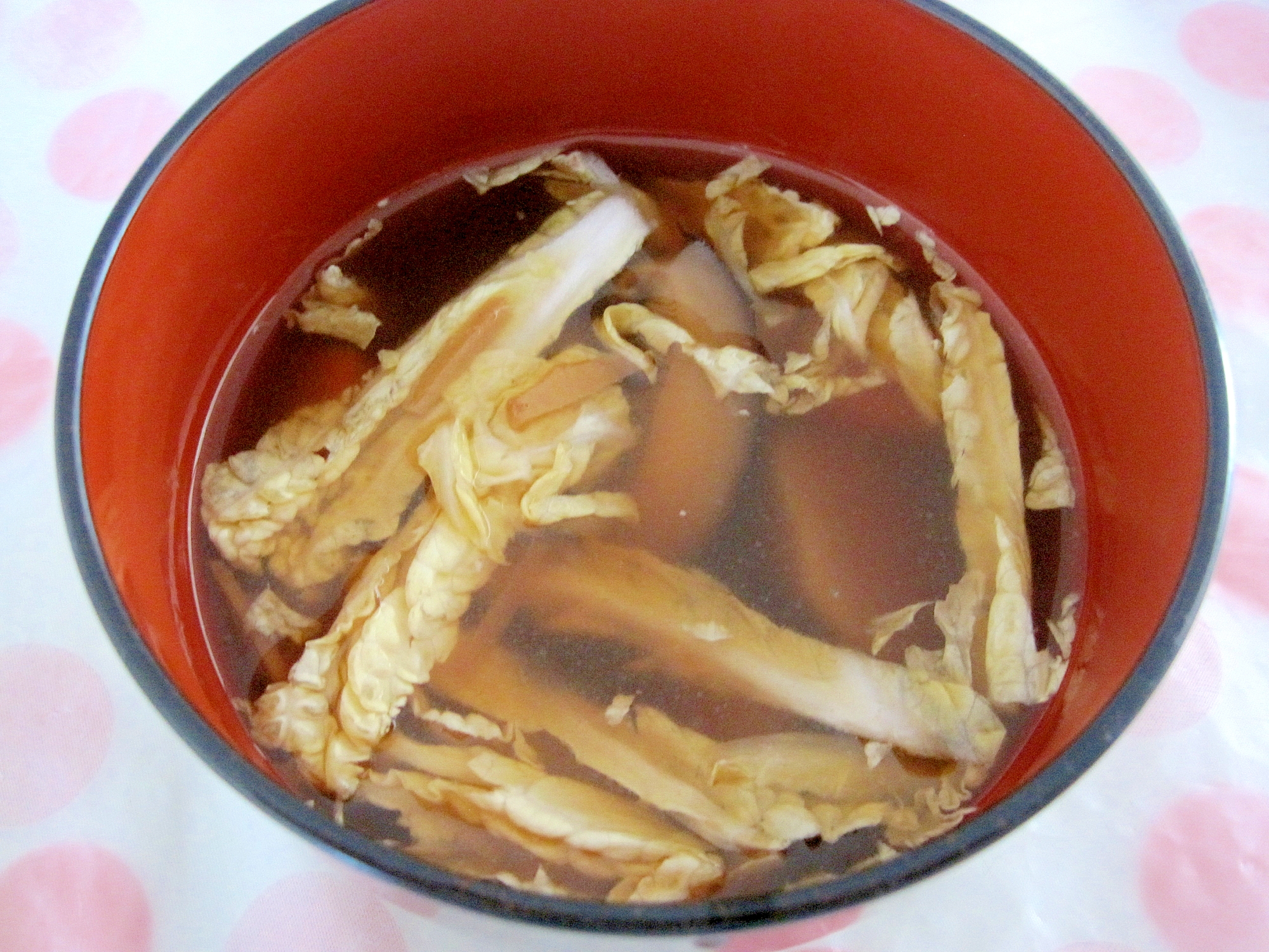 冬野菜のけんちん汁の写真
