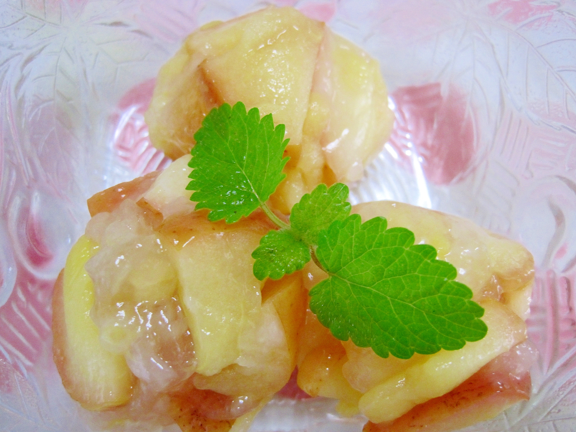 りんごの葛練りの写真