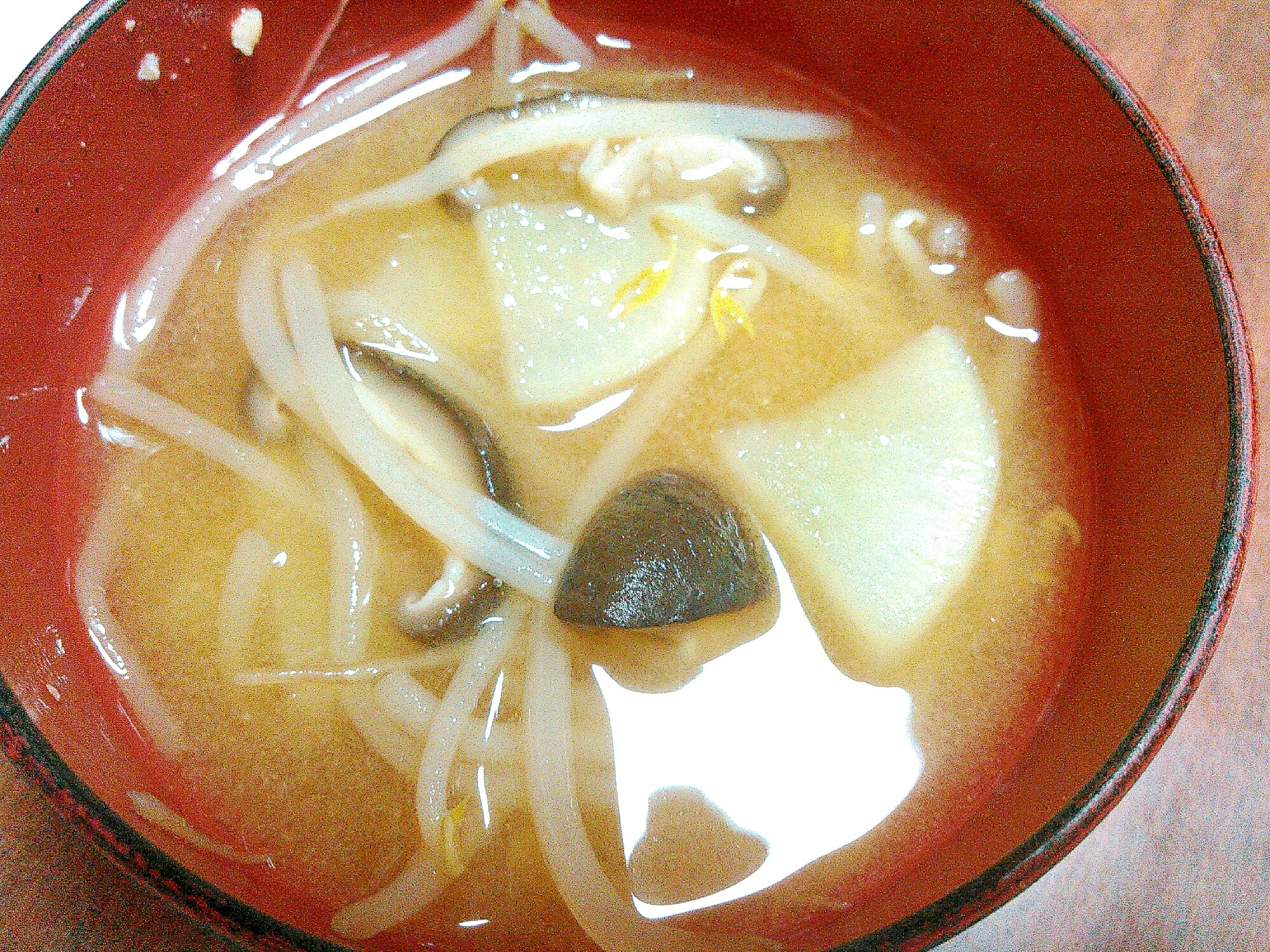 大根もやし椎茸の味噌汁 お手軽レシピで作る Jaグループ