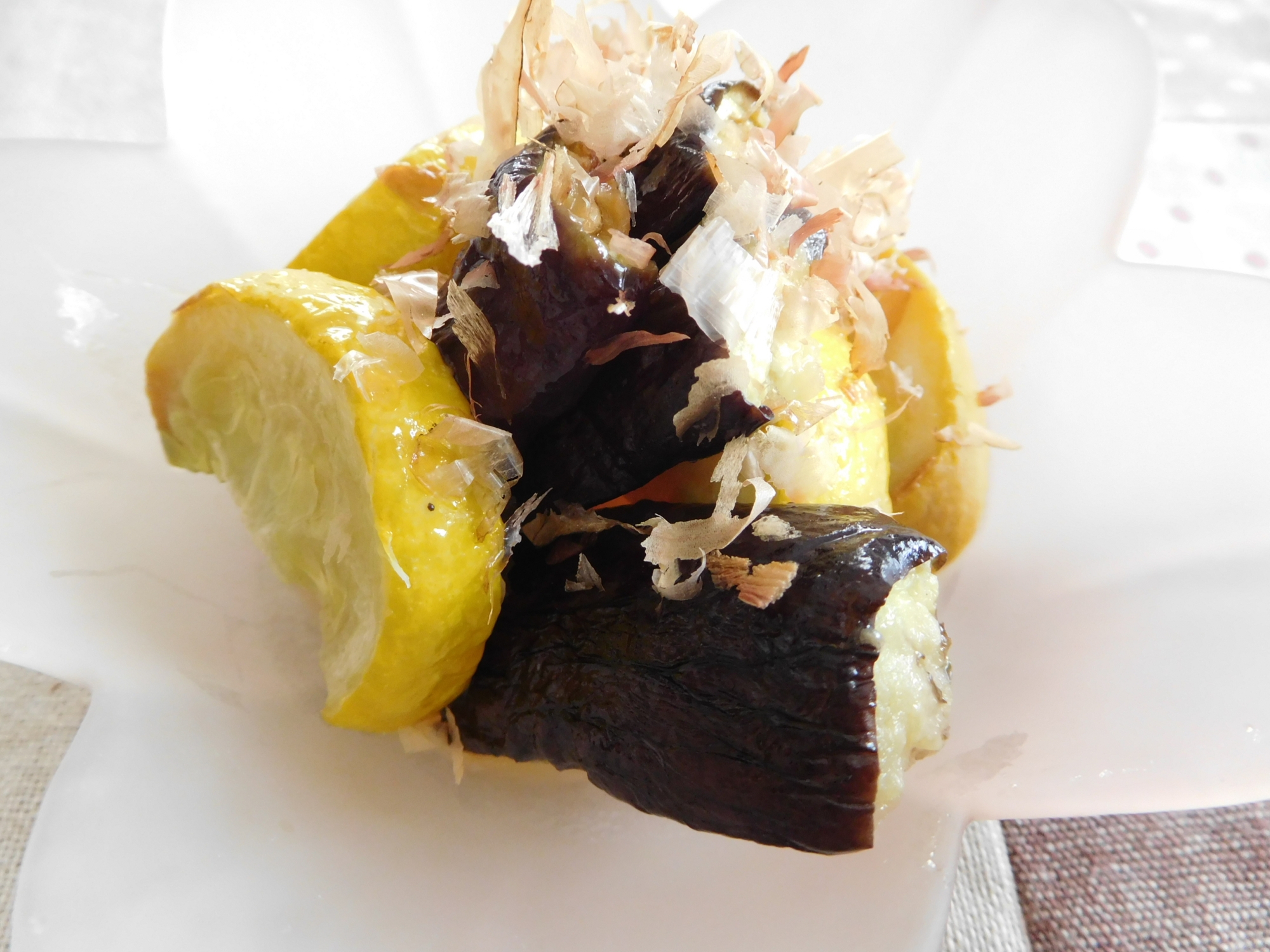 夏野菜焼き浸しの写真
