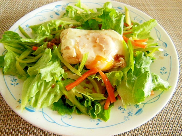 野菜たっぷり！巣ごもり卵サラダ♪の写真