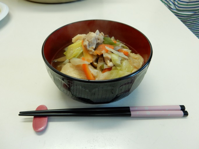 青森県「鶏汁」ＪＡ十和田おいらせ女性　おいらせ町支部の写真