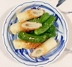 ししとうとちくわの炒め物の写真