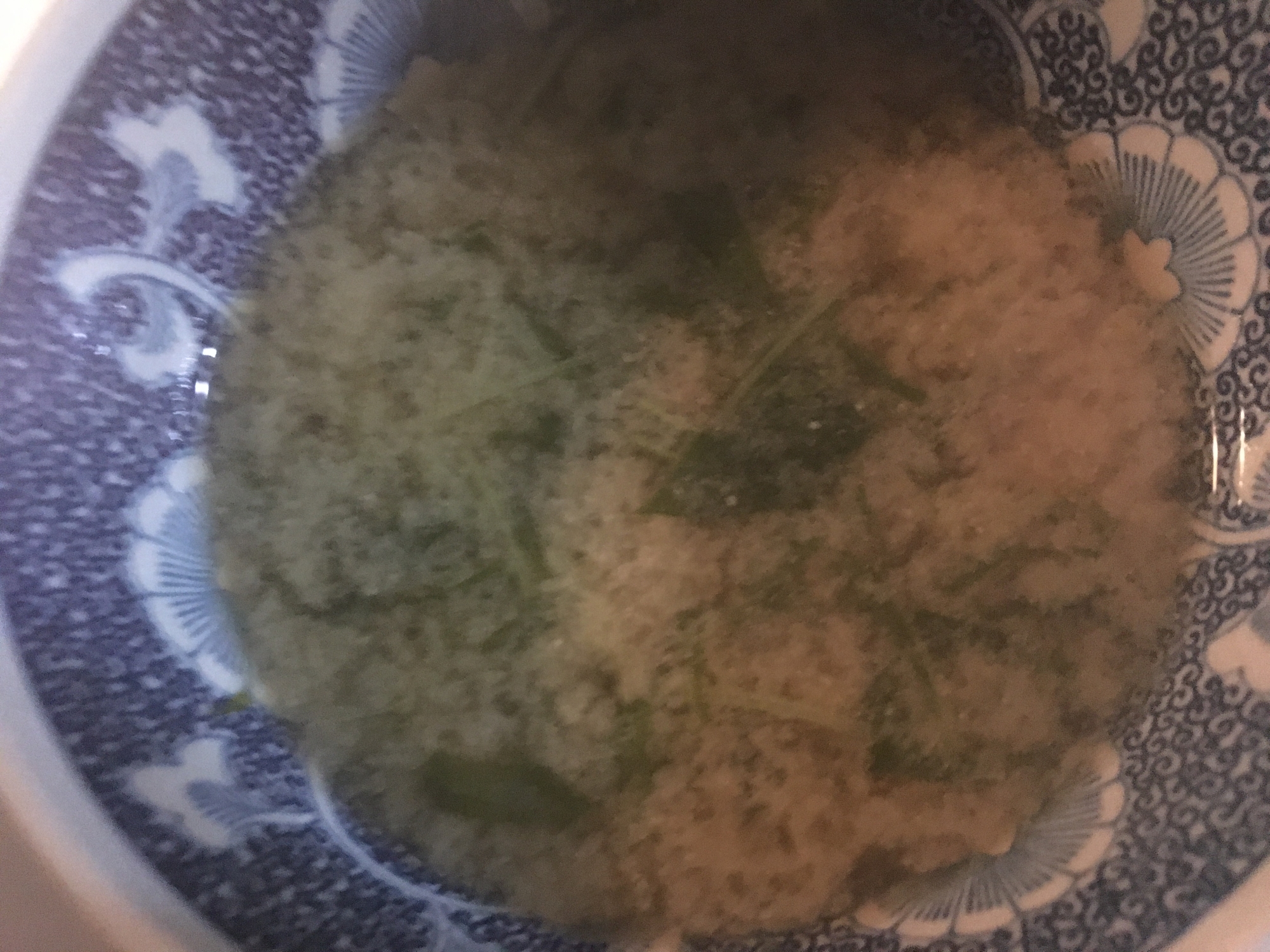 水菜の味噌汁の写真