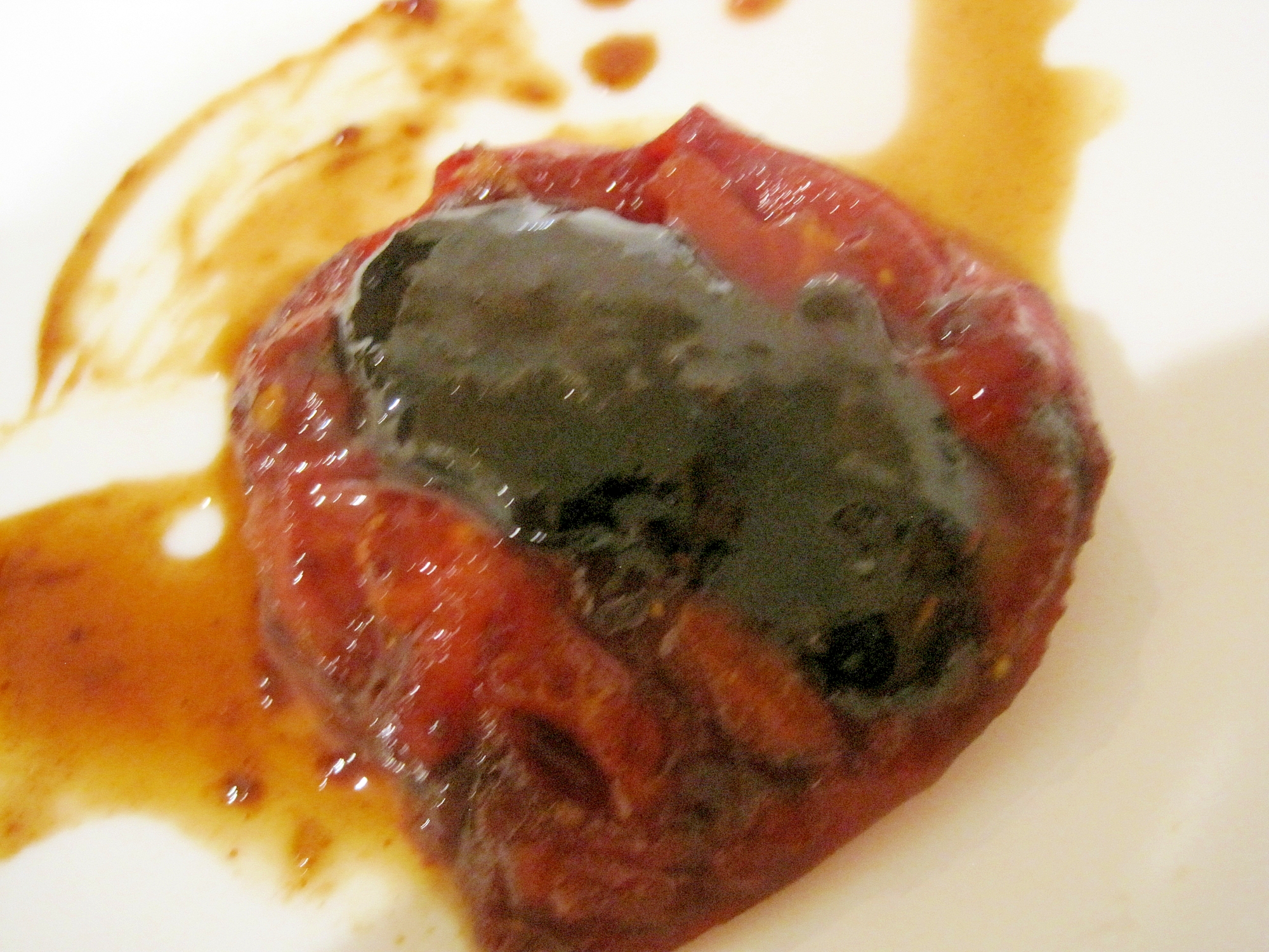 トマトの黒糖煮の写真