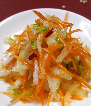 白菜の中華サラダの写真