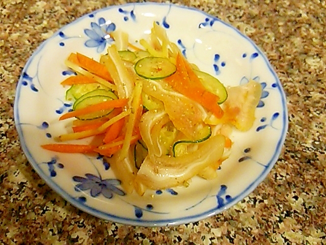 ミミガーとポン酢でしんなり野菜の和え物 お手軽レシピで作る Jaグループ