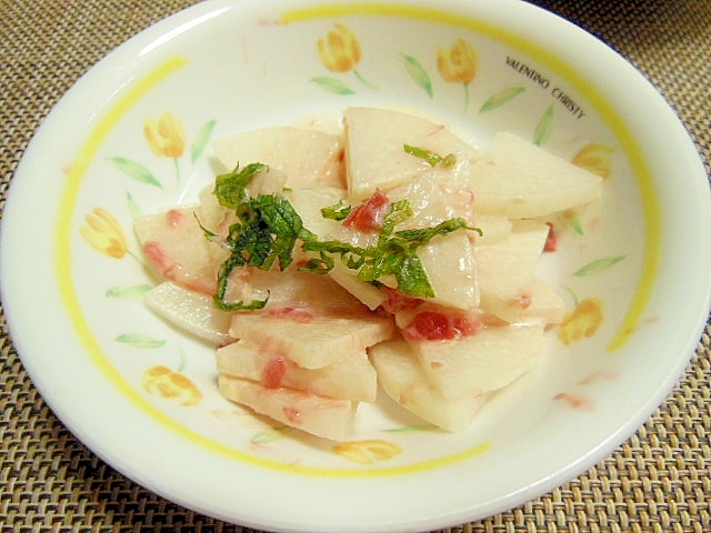 梅マヨだいこんの大葉風味♪の写真