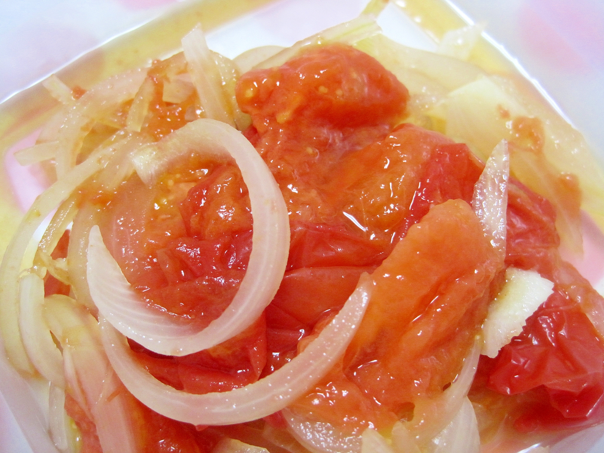 トマトのホットサラダの写真