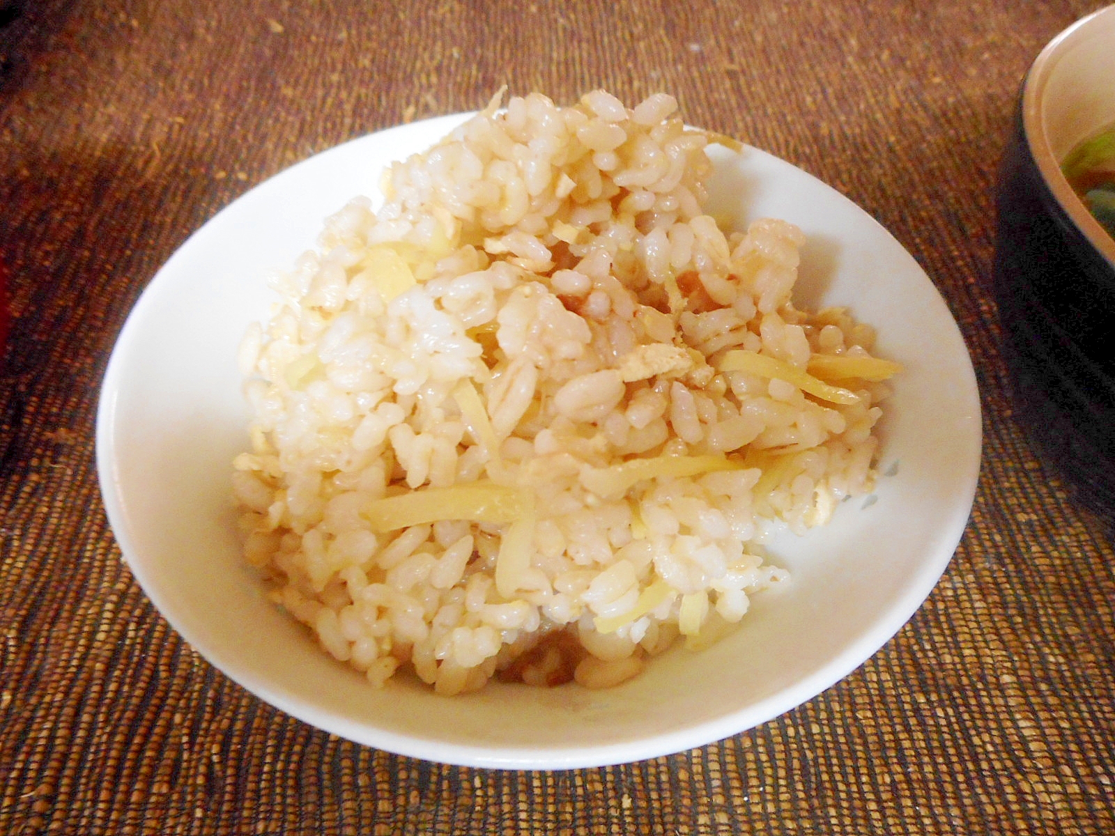 新生姜梅ご飯の写真