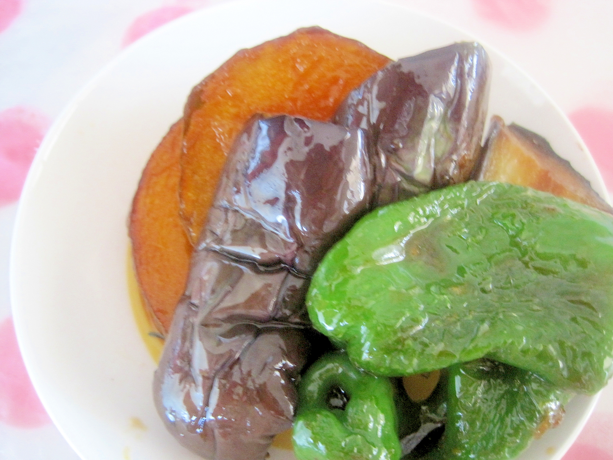 夏野菜の揚げ漬けの写真