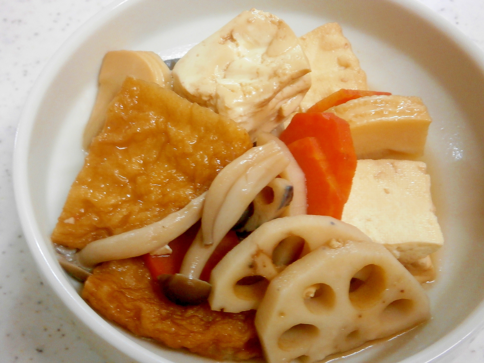 たけのこ れんこん 豆腐の煮物 お手軽レシピで作る Jaグループ