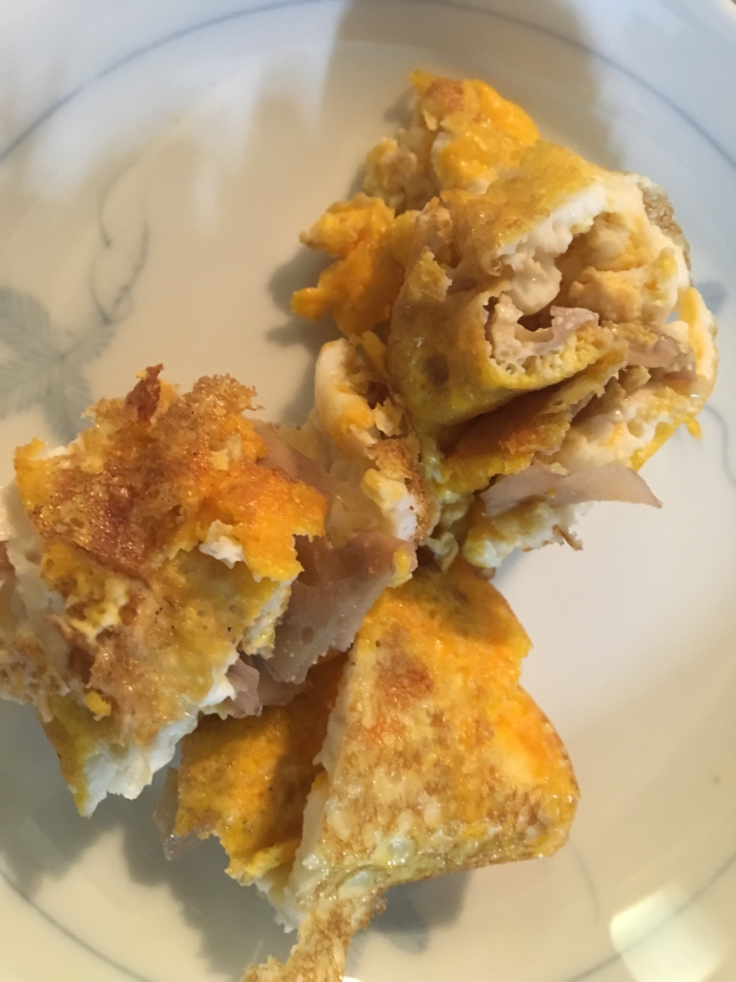 レンコン入り卵焼きの写真