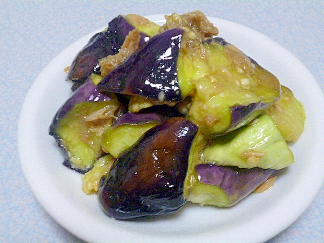 レンジで簡単♪ナスとツナの和え物の写真