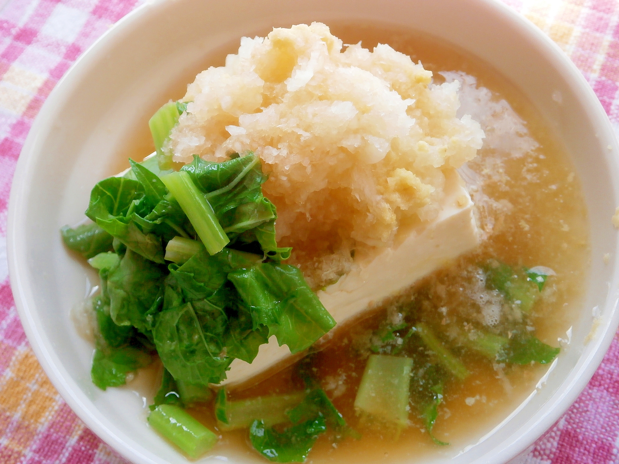 みぞれ温豆腐の写真