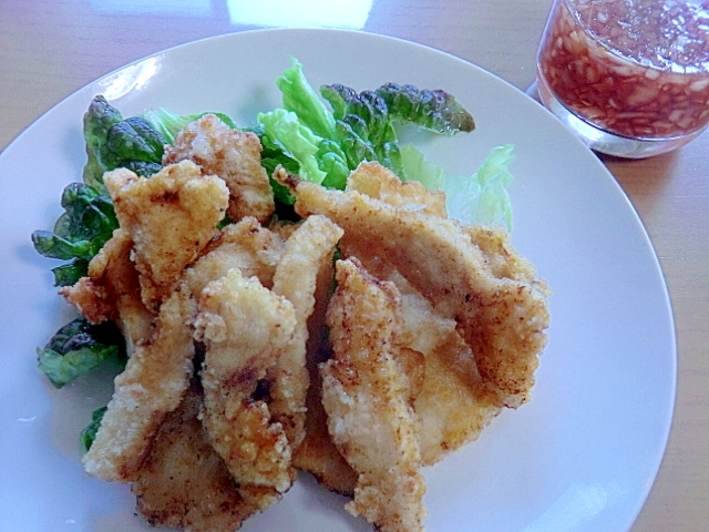 とても食べ安いスティック鶏肉の揚げ物 梅ネギソース お手軽レシピで作る Jaグループ