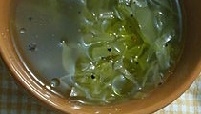キャベツの白ワインスープの写真