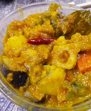 肉なし野菜たっぷりカレー煮込みの写真