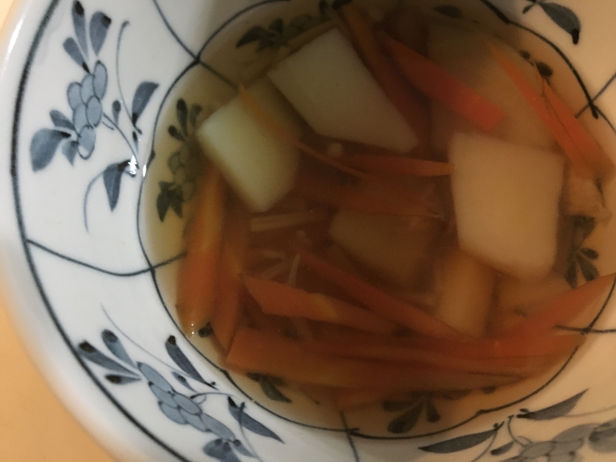 人参とジャガイモとえのきのブイヨンスープ お手軽レシピで作る Jaグループ