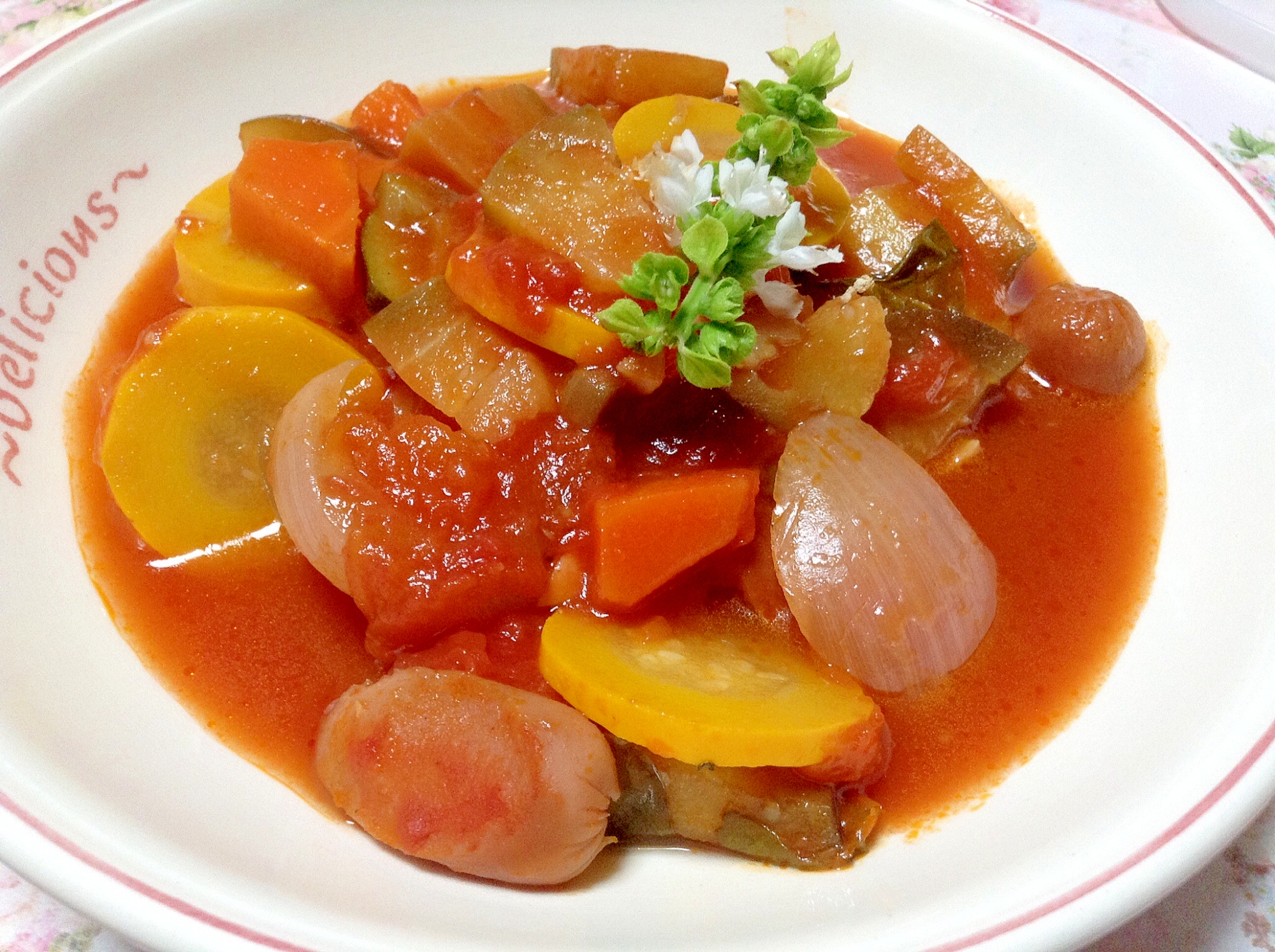 夏野菜たっぷり♡ココナッツオイルでラタトゥイユの写真