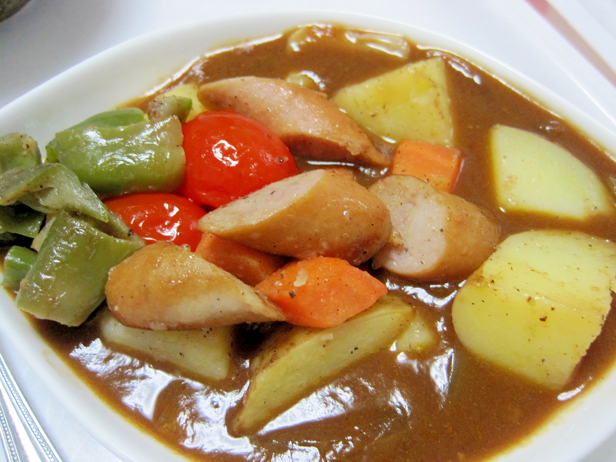 彩り野菜カレーの写真
