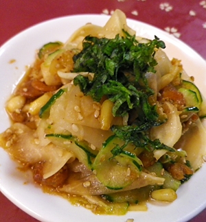 かぶときゅうりの干し海老あえの写真