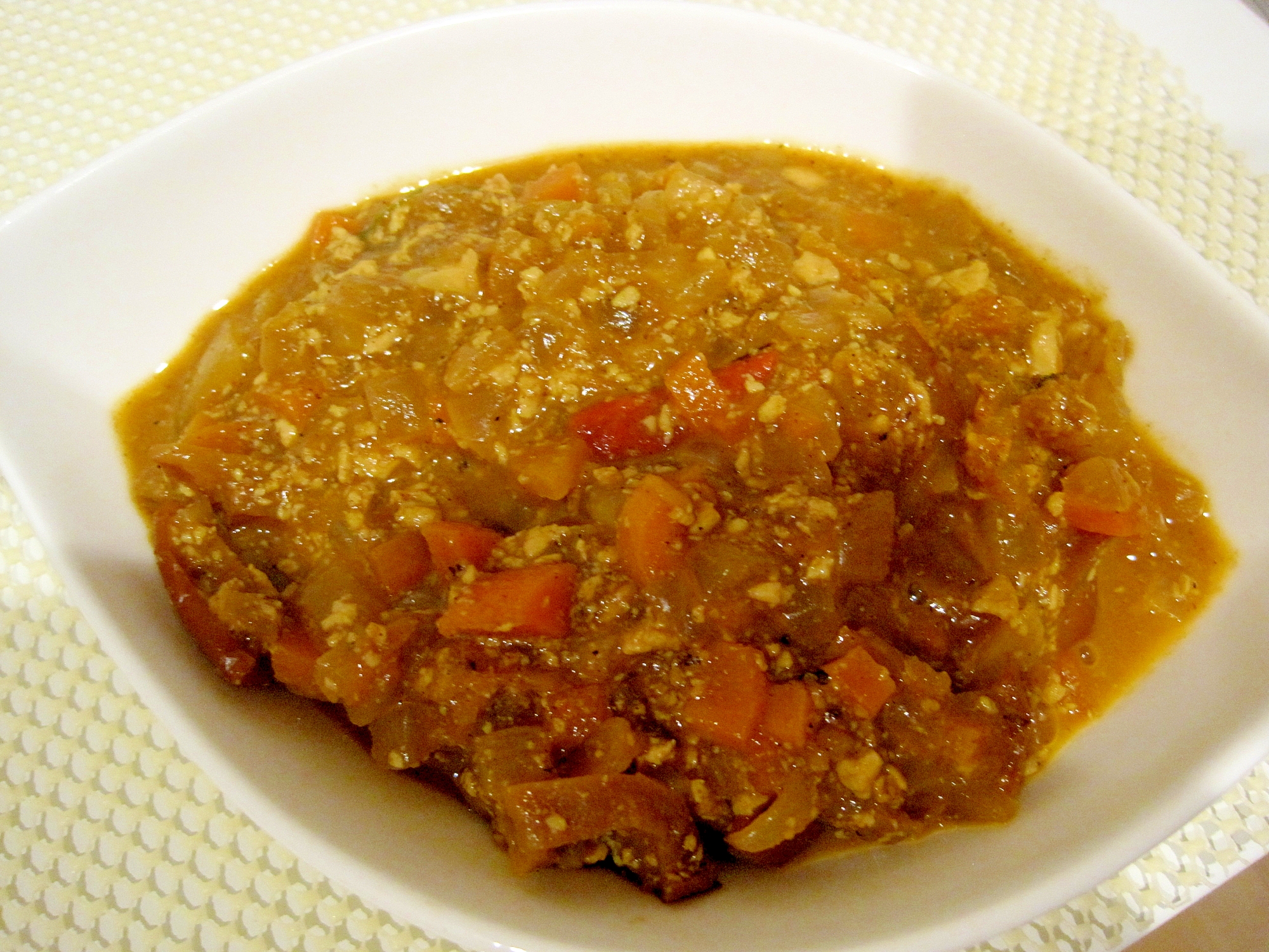 豆腐カレーの写真
