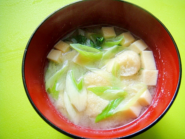 高野豆腐と油揚げの味噌汁 お手軽レシピで作る Jaグループ