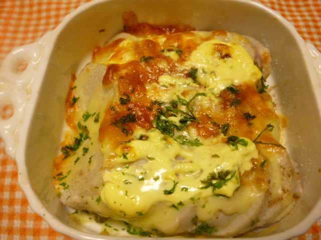 里芋のチーズ焼きの写真
