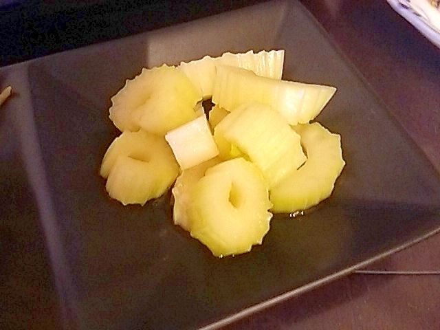 セロリの牡蛎だしカンタン酢漬けの写真