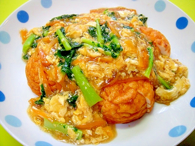 魚河岸あげの卵野菜あんかけの写真