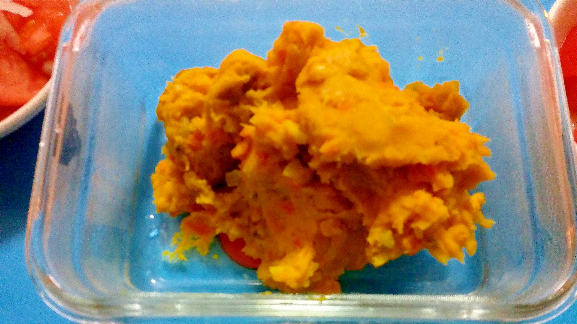 カボチャサラダの写真