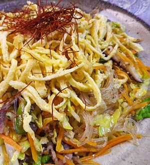 さっぱりキャベツチャプチェの写真