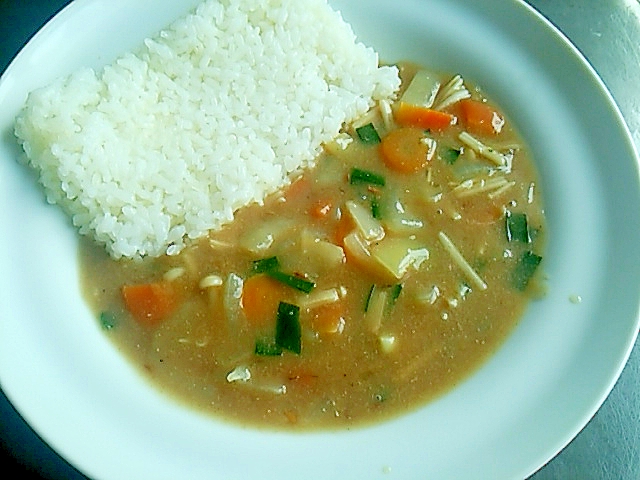 玉ねぎと人参のスパイシーシチューの写真