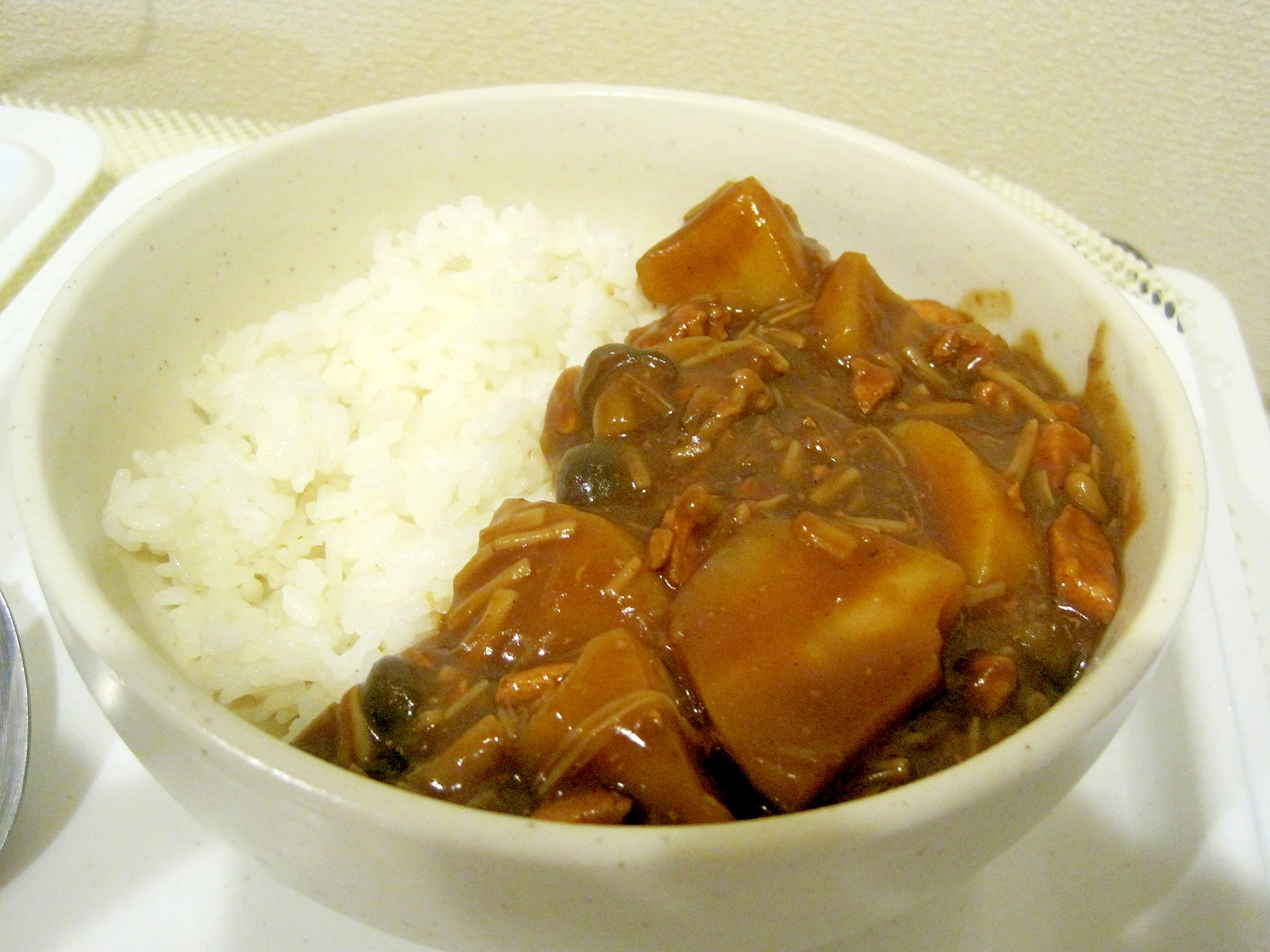 きのこカレーライスの写真
