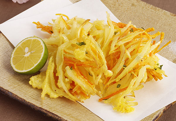 お野菜たっぷりかき揚げの写真